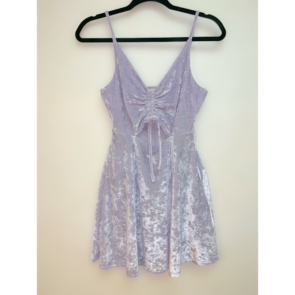 Crushed Velour Dress